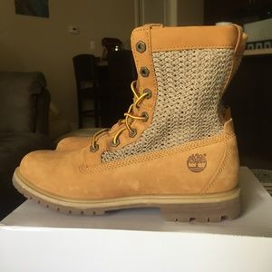 Women Timberland Authentics Open Weave Boots NW